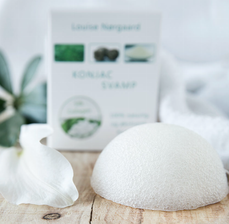 Organic Konjac Silk Collagen Svamp