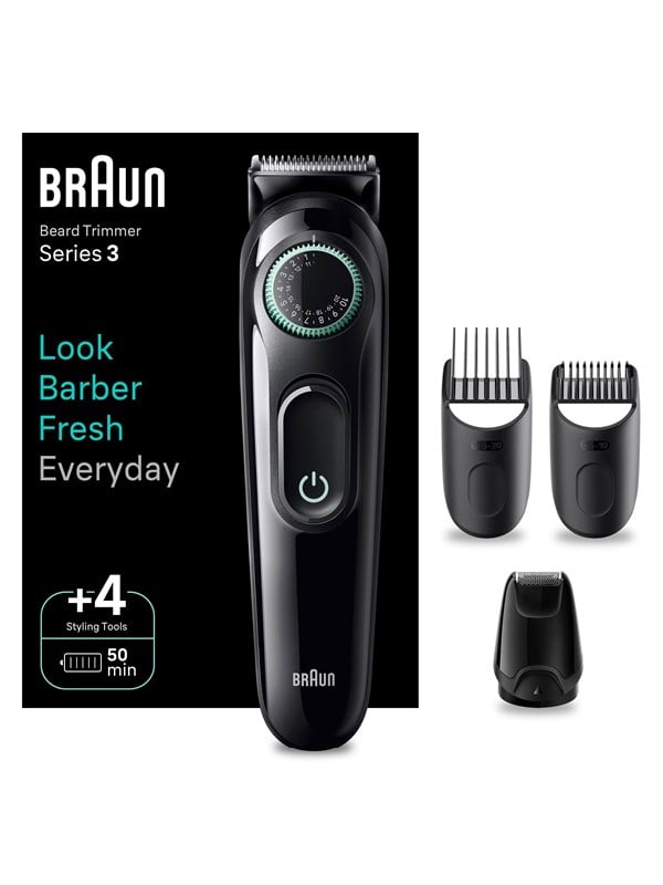 Braun Skægtrimmer Styler Bt3421 Black   Vibrant Green